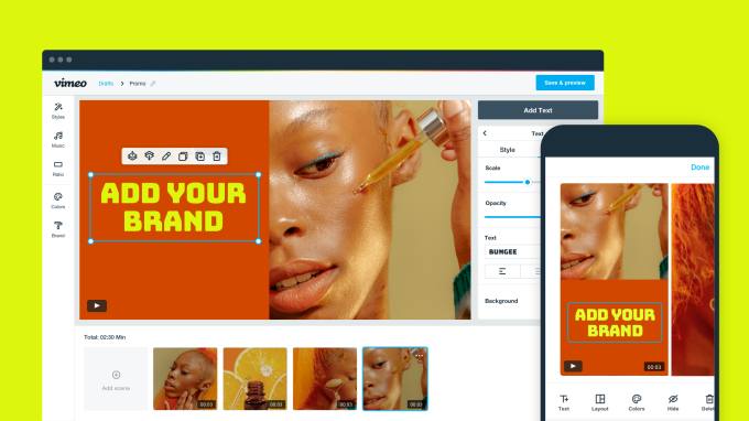 Vimeo’s new app helps small businesses create professional social videos