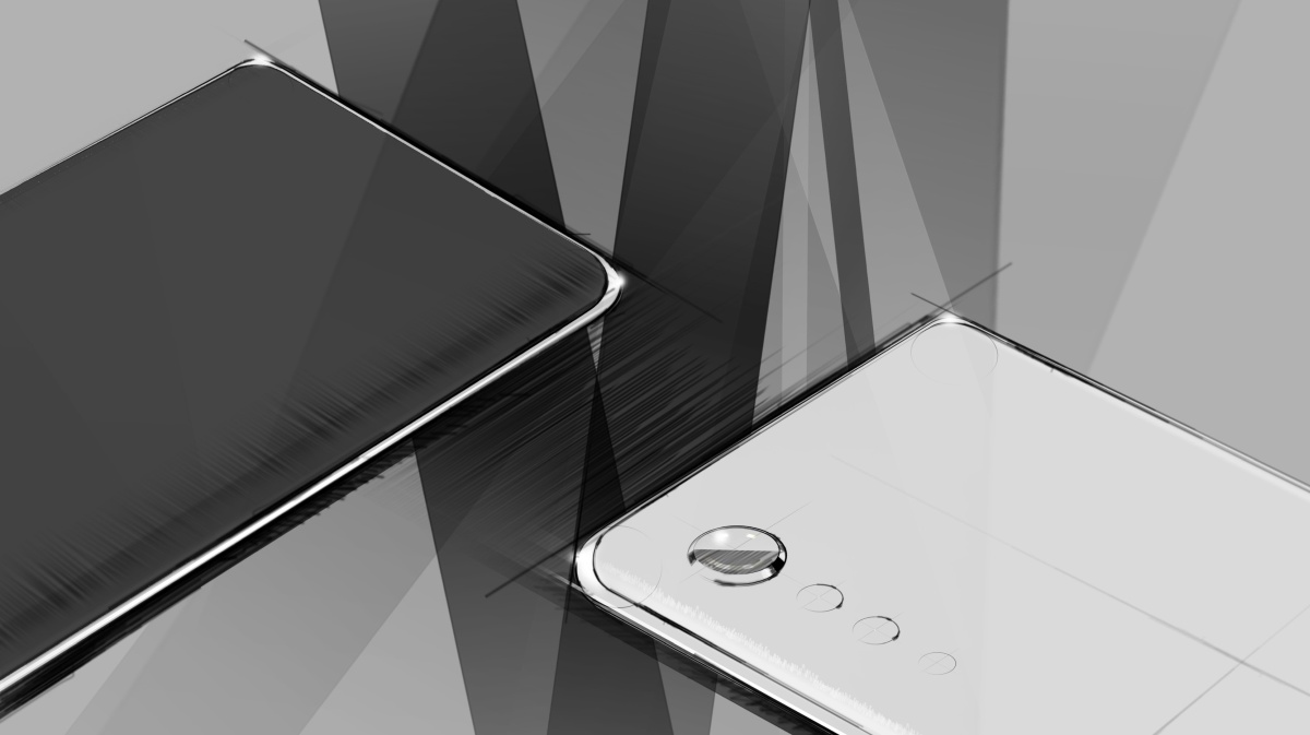 LG teases curved edges and ‘Raindrop’ camera for its next phone