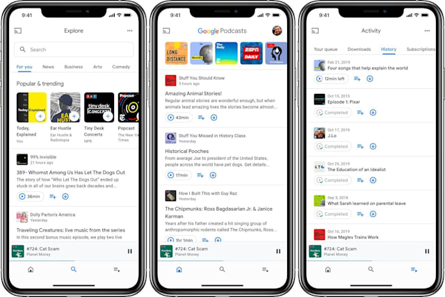 Google Podcasts now offers analytics to producers