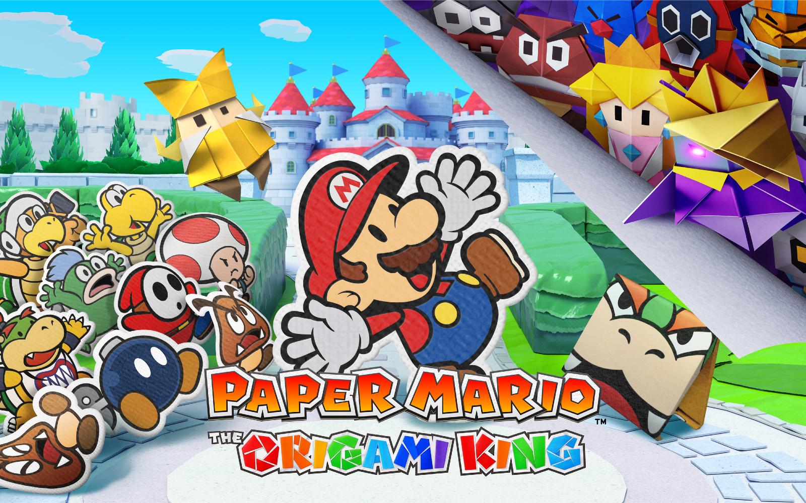 Paper Mario The Origami King Arrives On Nintendo Switch On July 17th Wilson S Media - ethan gamer tv videos roblox mega marble