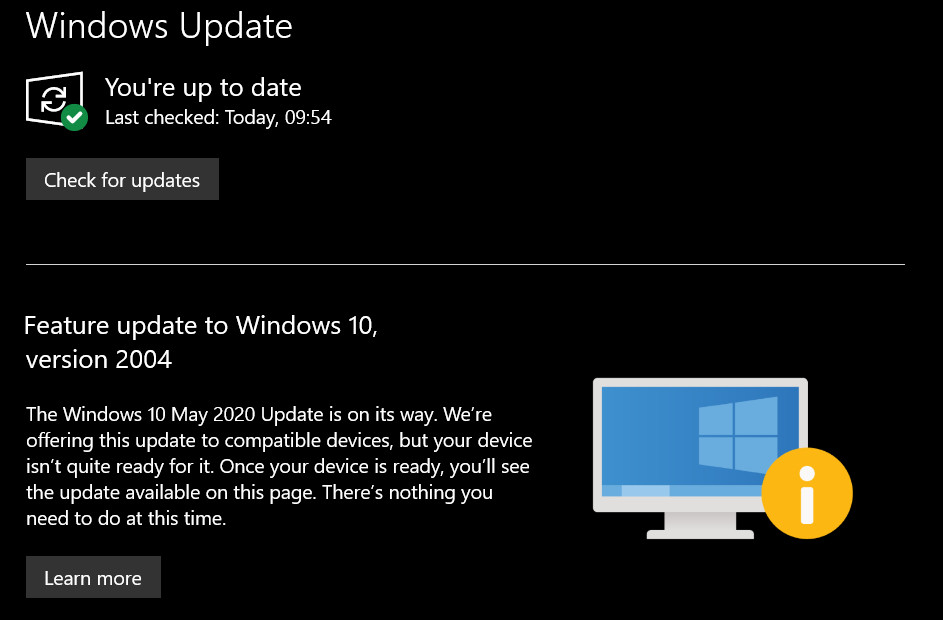 Microsoft Is Blocking The Windows 10 May 2020 Update On Lots Of Devices Wilson S Media - bad bunch nyc hockey jersey roblox