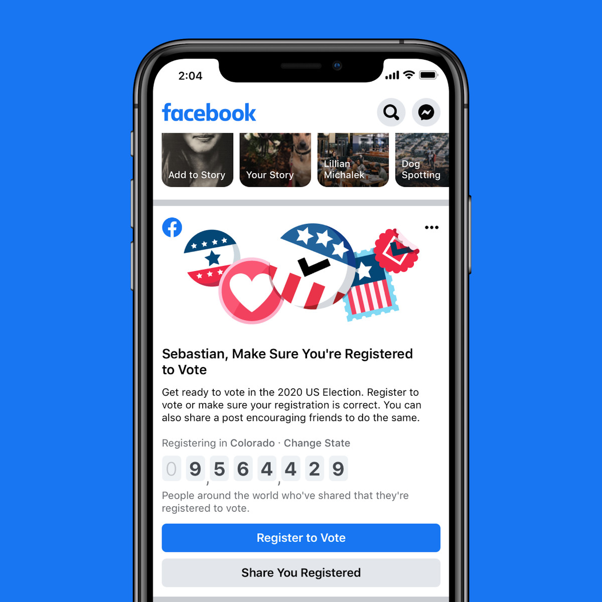 Facebook Will Pin Voting Registration Links To The Top Of The News Feed For All Us Voters Wilson S Media - pin by hi on roblox stuff in 2020 things to do at a sleepover roblox youtubers