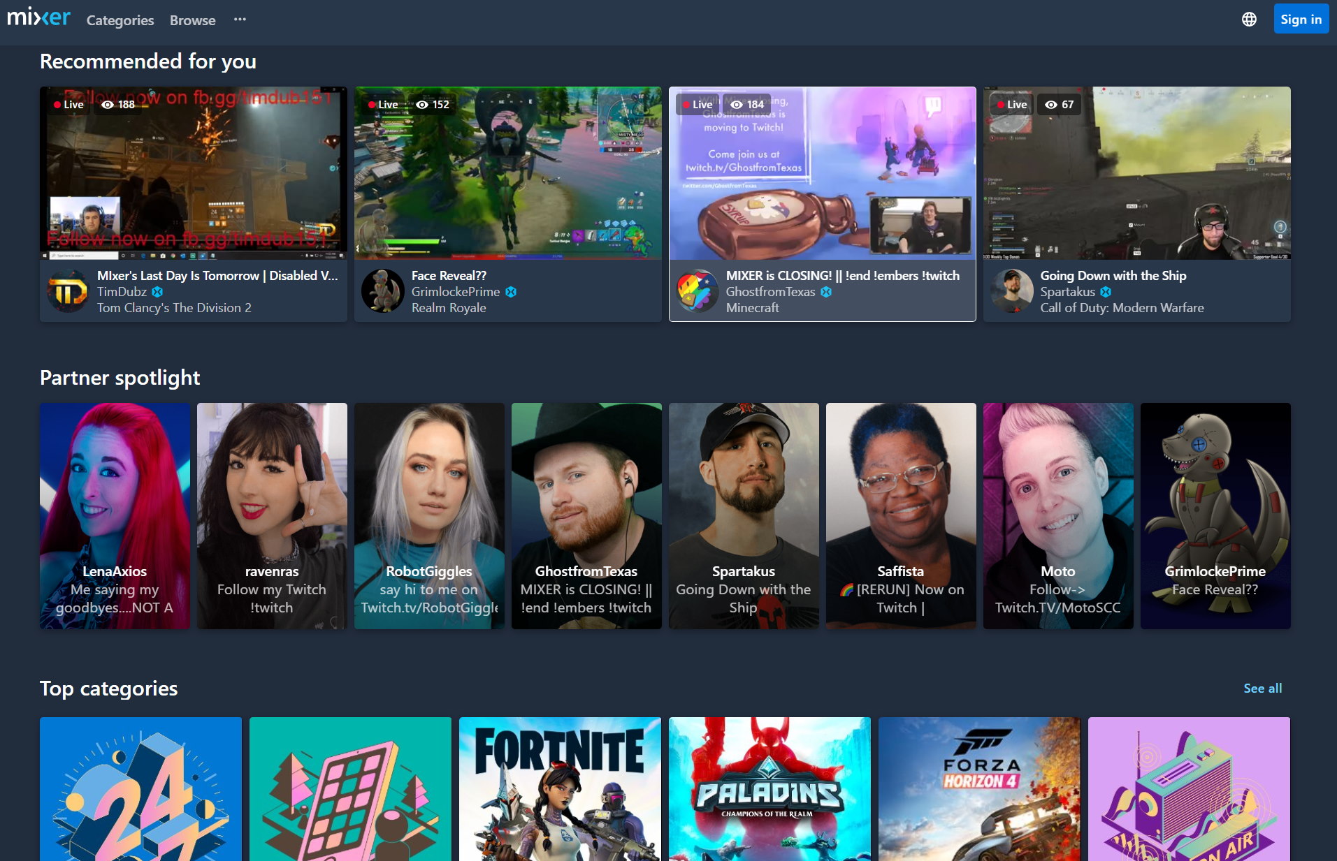 On Mixer’s last day, all eyes were on Twitch