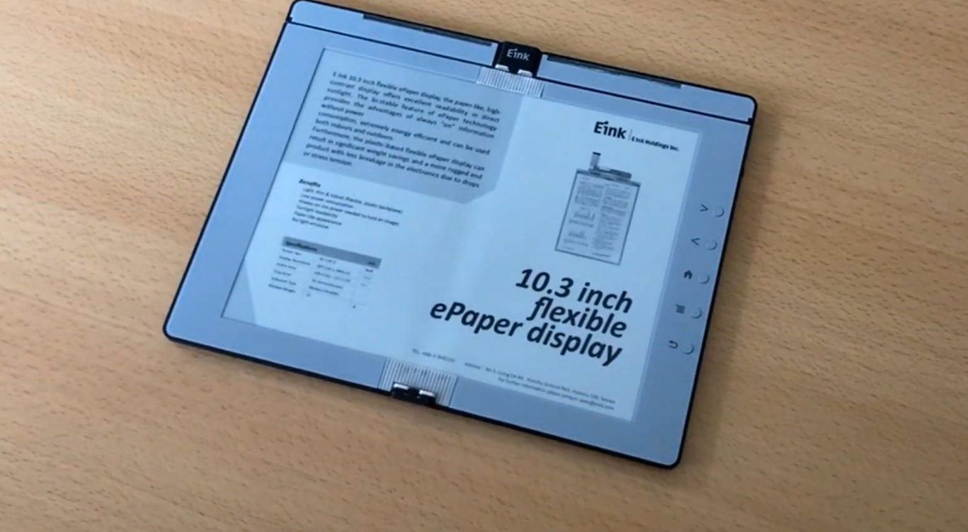 E Ink Shows Off A Foldable E Reader Prototype You Can Take Notes On Wilson S Media - natural disasters survival remake prototype roblox