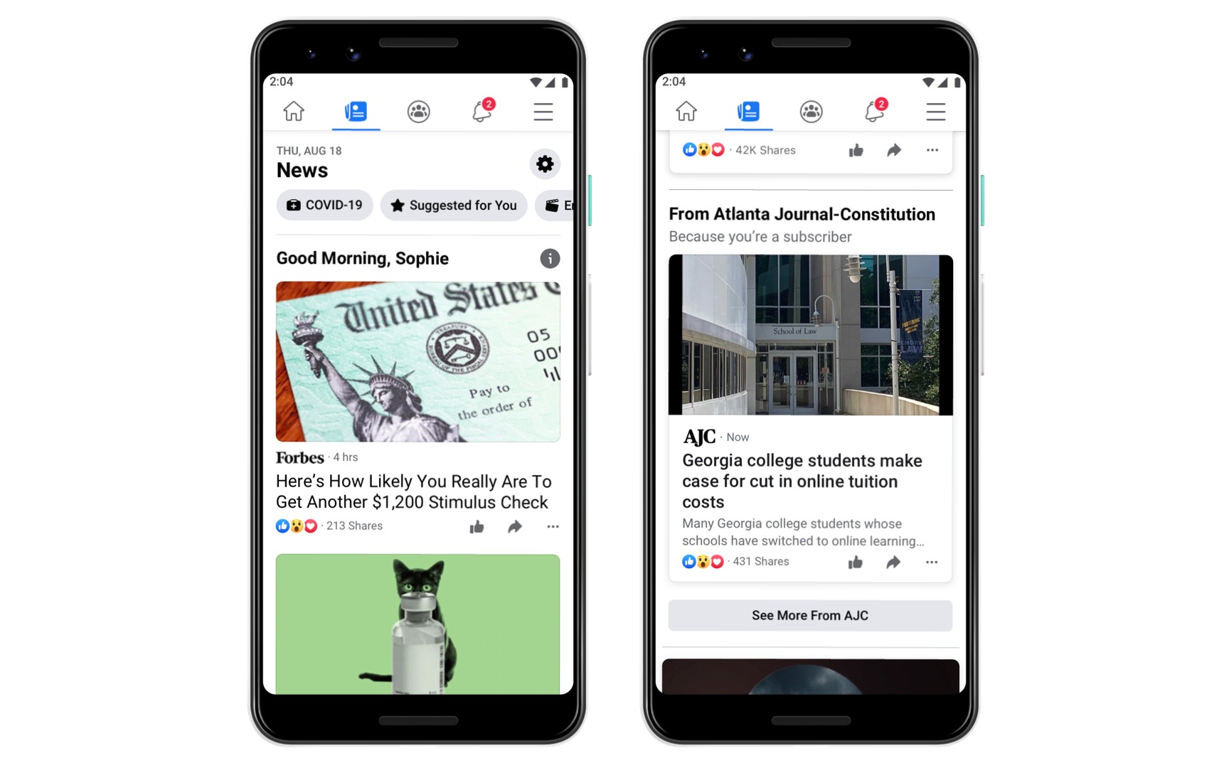 Facebook pilot links user profiles with online news subscriptions