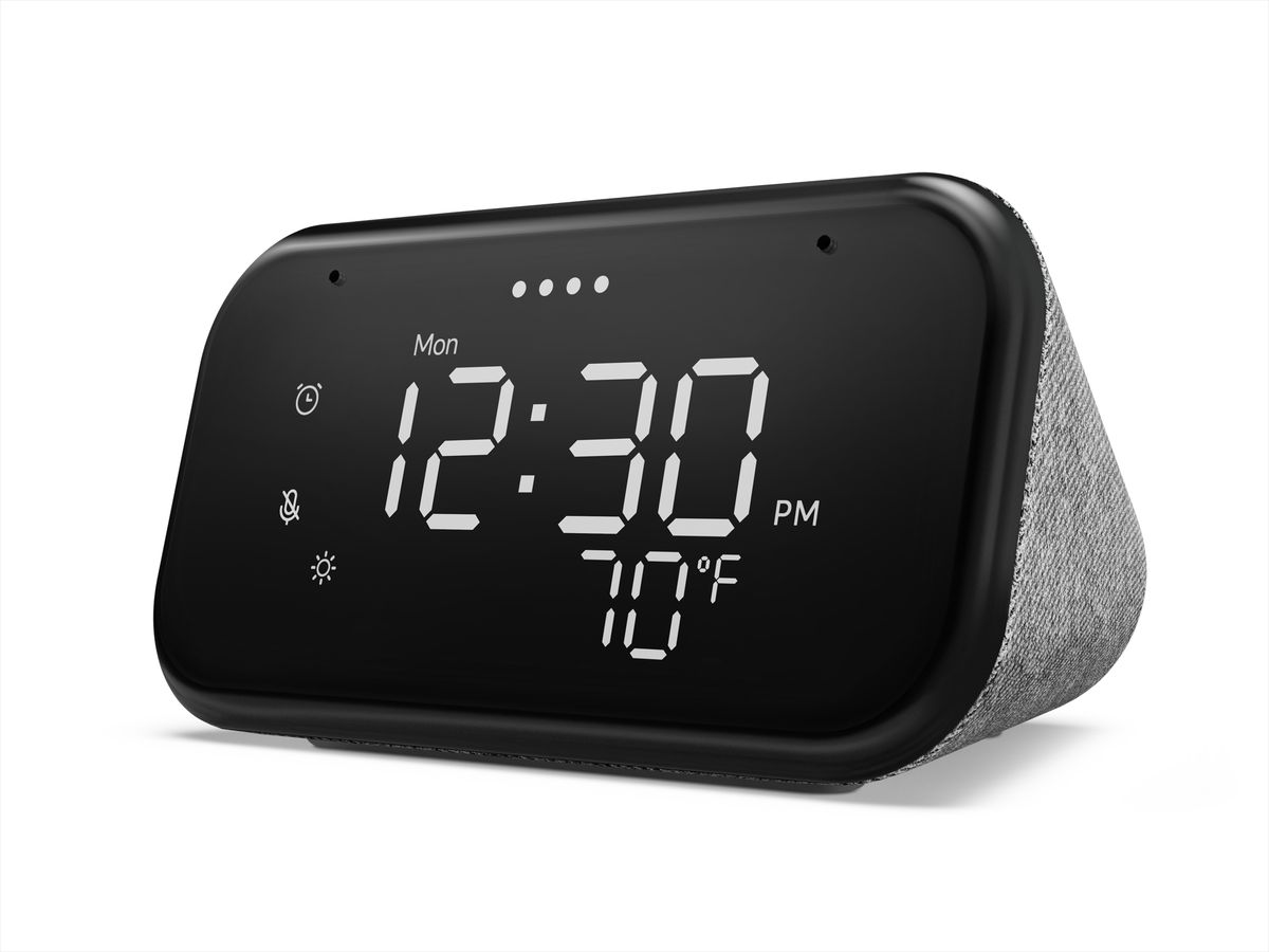 Lenovo Unveils New Google Assistant Powered Smart Clock Wilson S Media - roblox denis daily obby alarm clock night light desk clock