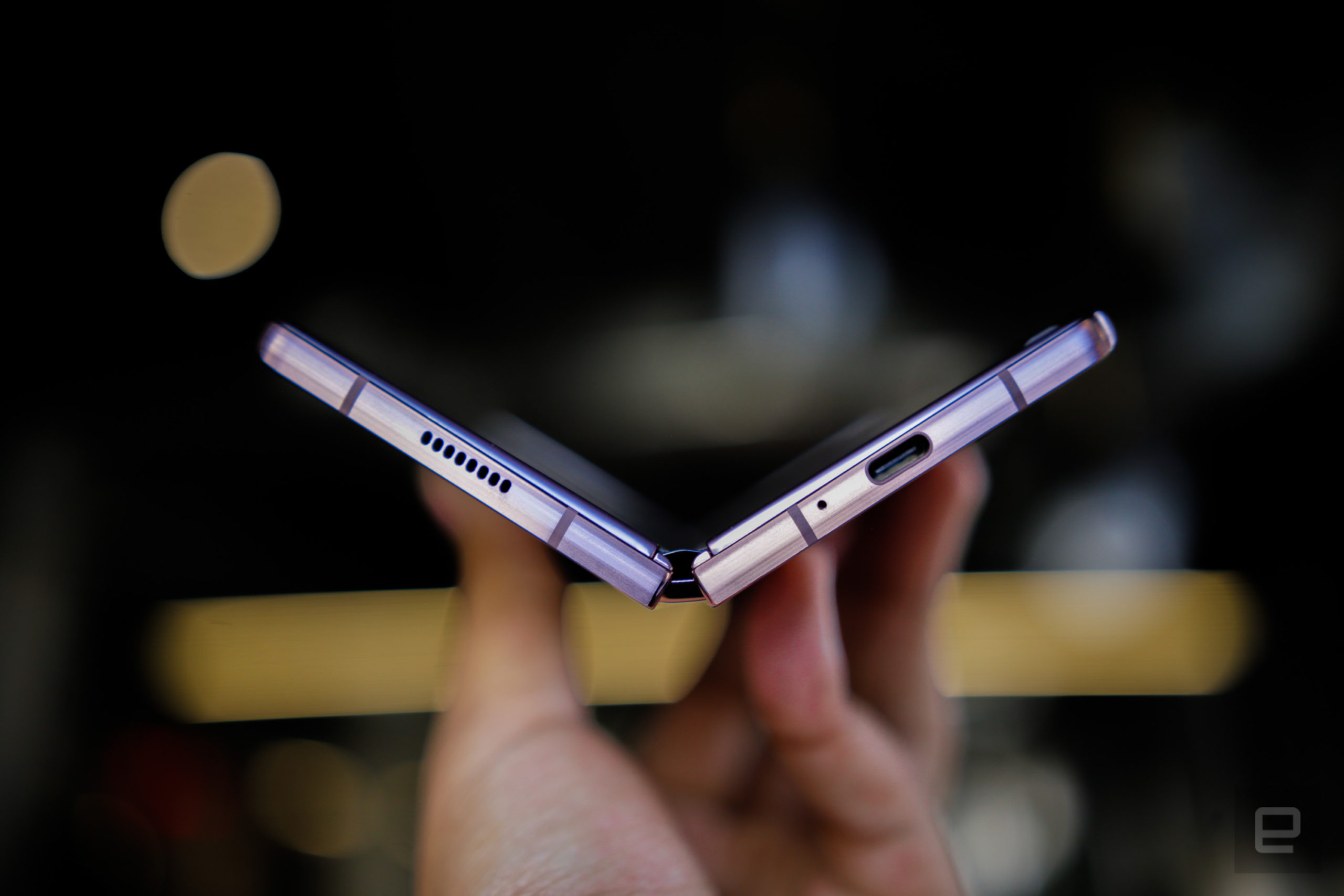 Samsung Galaxy Z Fold 2’s hinge survived a dust bath in a durability test