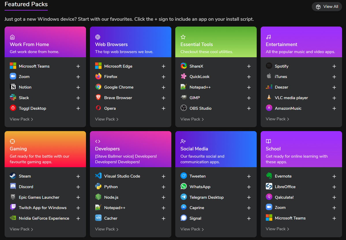 Winstall Lets You Bulk Install Windows Apps With Microsoft S Package Manager Wilson S Media - 100 free roblox accounts discord emojis animated winnie