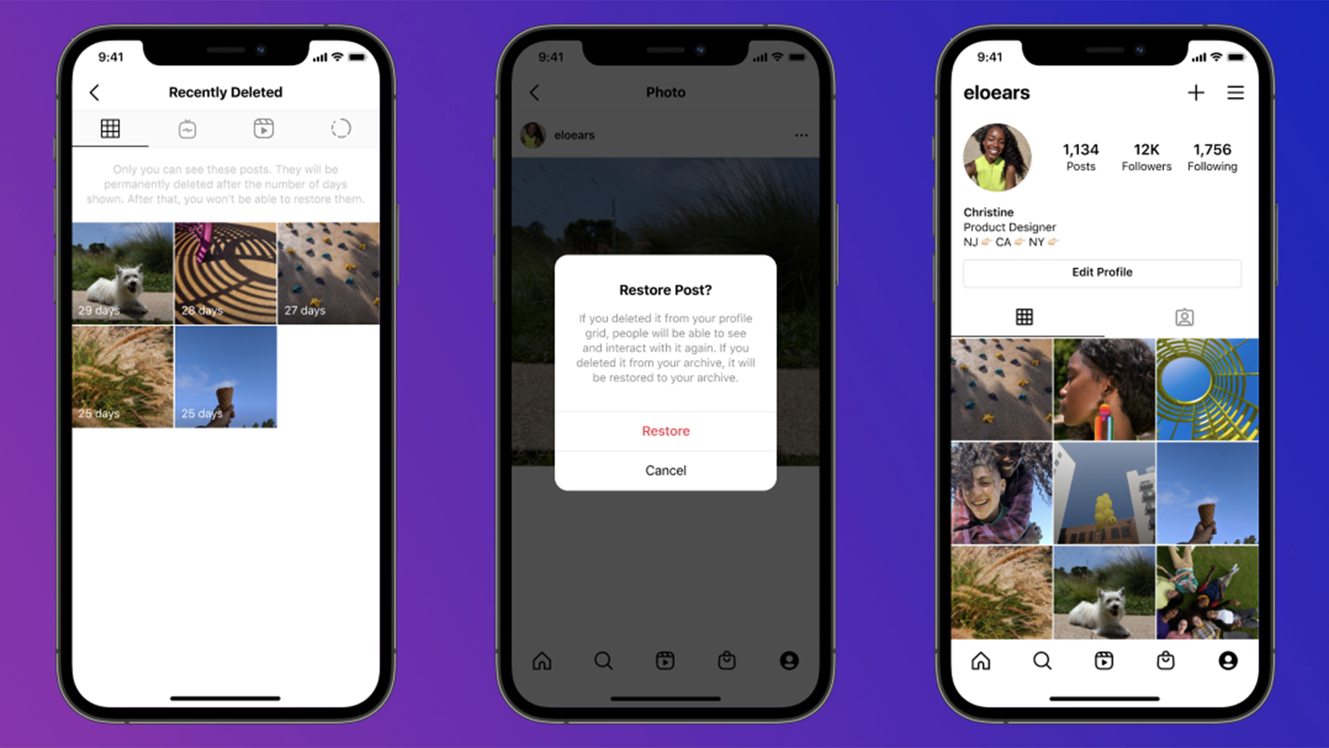 Instagram adds ‘recently deleted’ to protect your posts from hackers