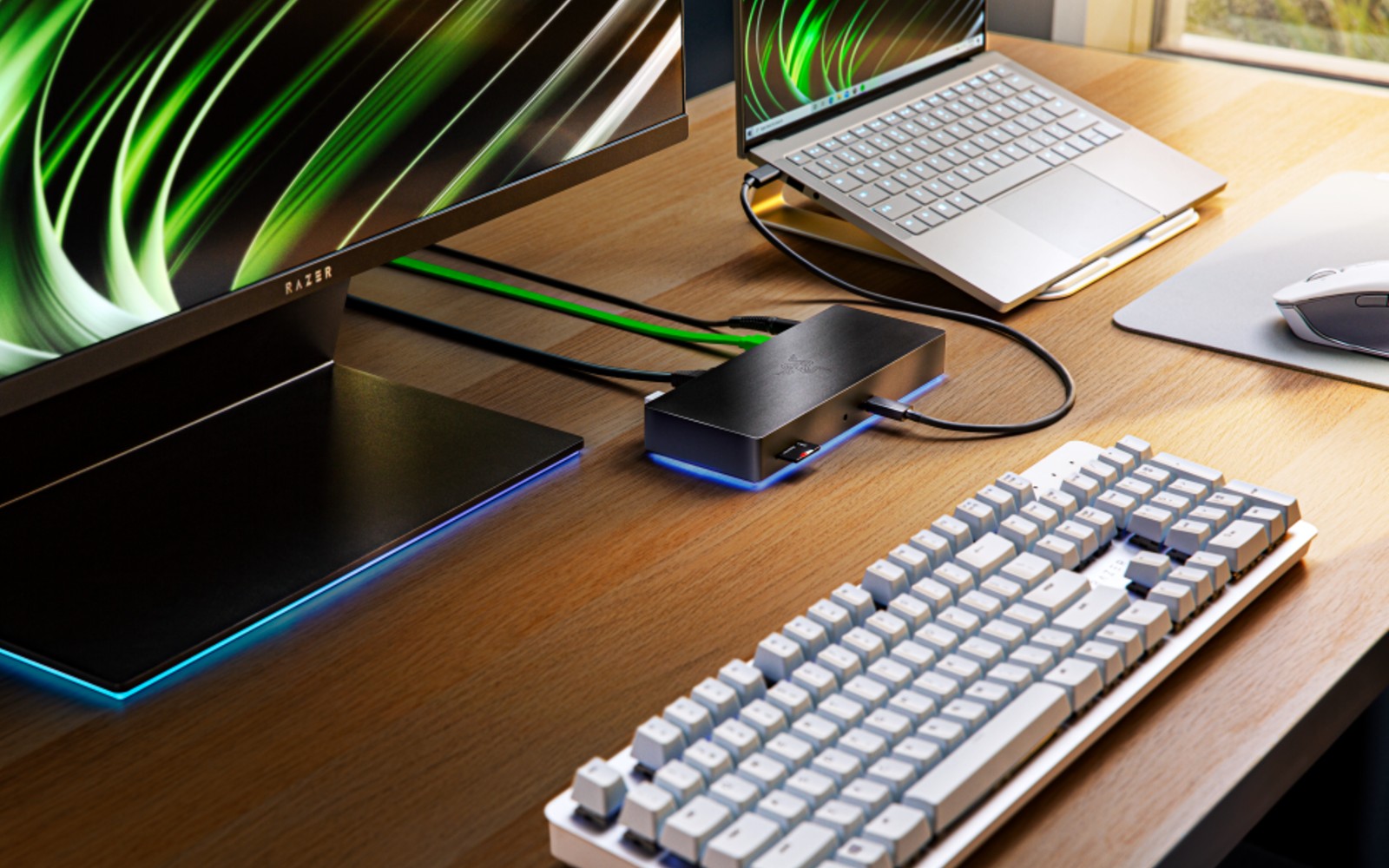 Razer just had to put RGB lighting in this $330 Thunderbolt 4 dock
