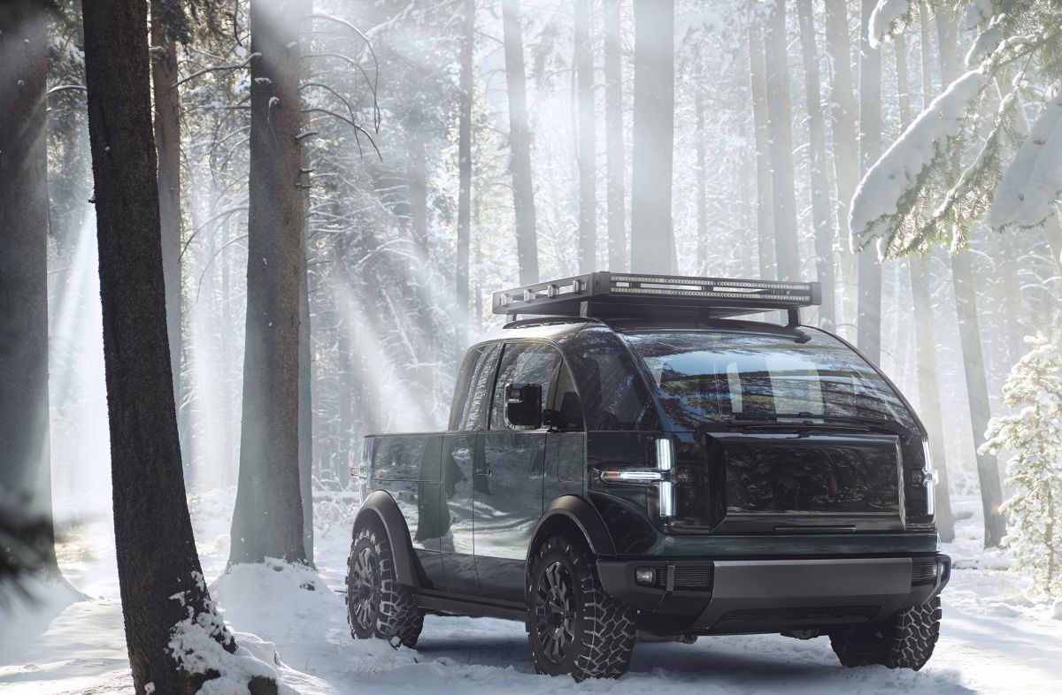 Canoo plans to launch this oddly-shaped electric truck in 2023