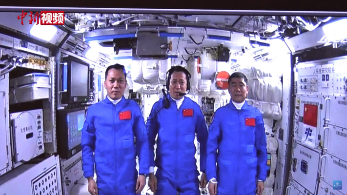 China launches 3 astronauts to its new space station core module