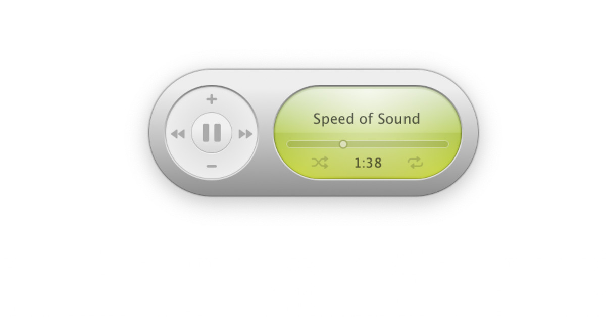 Music Widget brings back the original Mac OS X iTunes widget