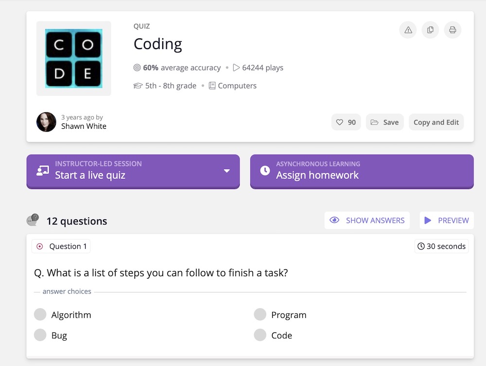 Tiger Global leads $31.5M investment in interactive edtech Quizizz
