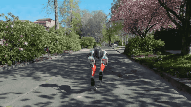 Cassie the bipedal robot runs a 5K