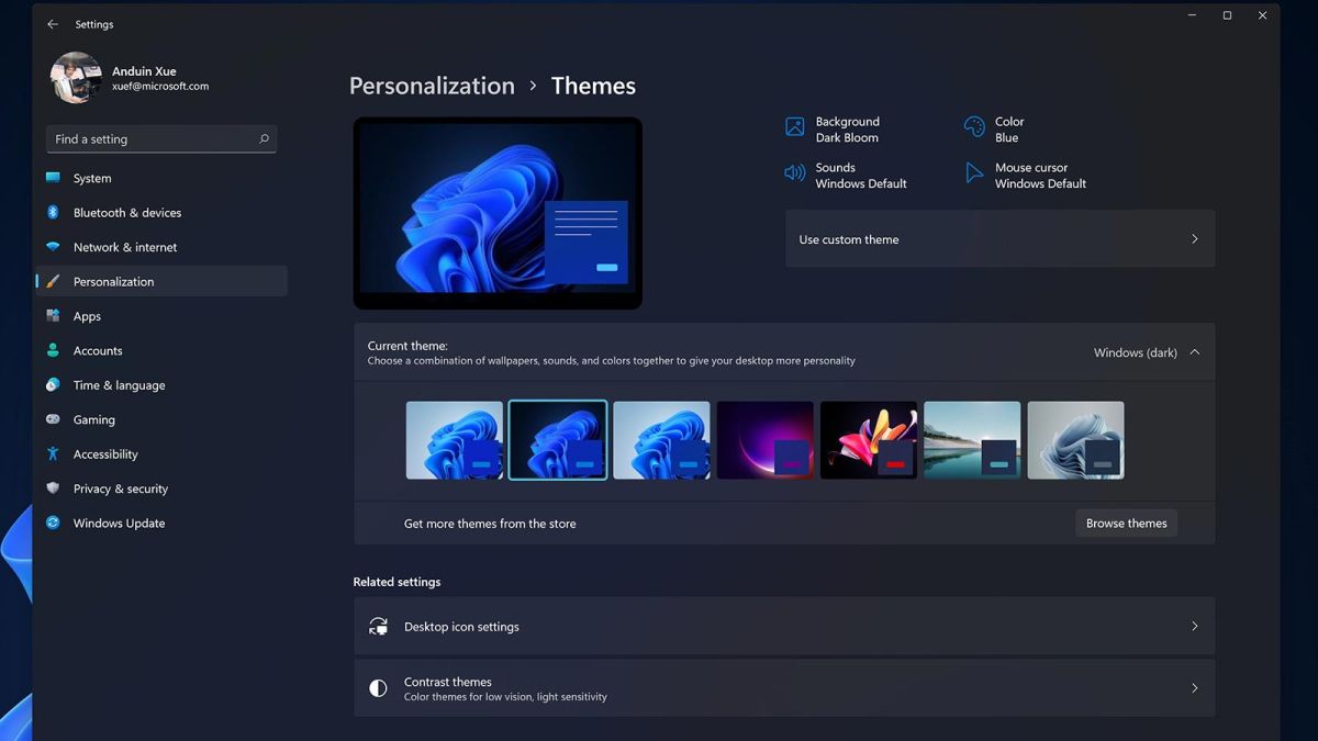 many windows 11 pcs will ship in dark mode by default a leaked screenshot of windows 11 dark mode wilson s media