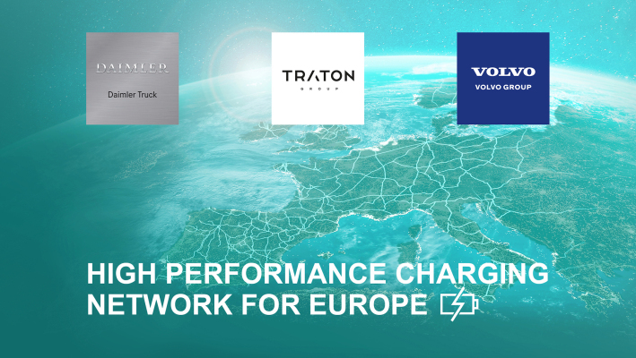 Volvo, Daimler, Traton invest $593 million to build electric truck charging network