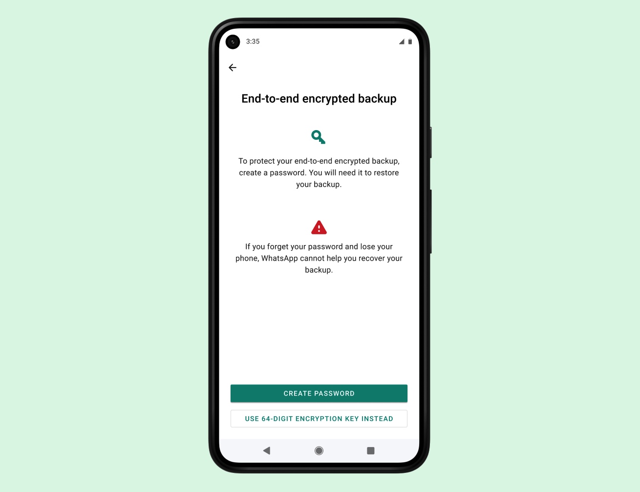 WhatsApp will finally let users encrypt their chat backups in the cloud