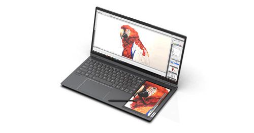 Leaked Lenovo Thinkbook Plus image shows a second screen next to the keyboard