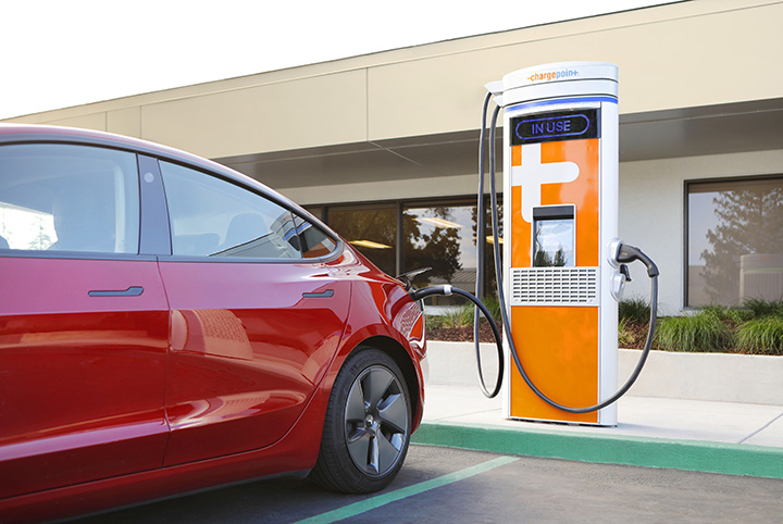 ChargePoint’s EV network rolls out support for Tesla’s NACS connector